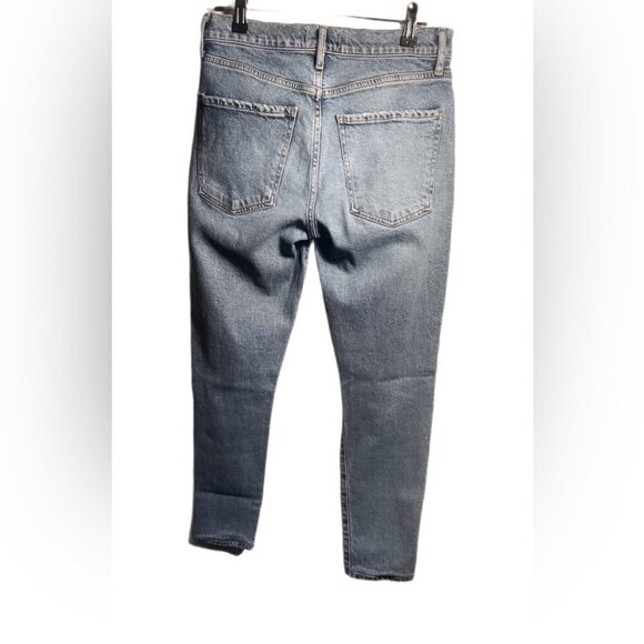 AGOLDE Mid-Rise Sophie Trendy Style Distressed 5 Pocket Skinny Leg Jeans 26 - Picture 3 of 6